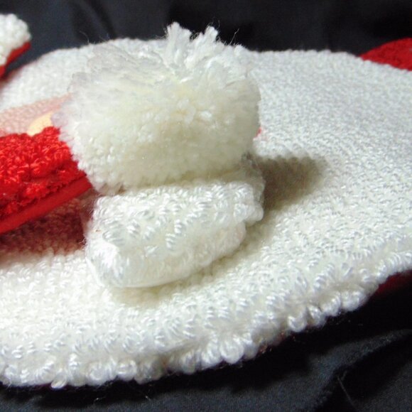 Santa Claus Stocking, Hook and Loop 3D, 19 in long x 8 in wide, Hook, Fillable - Picture 12 of 12